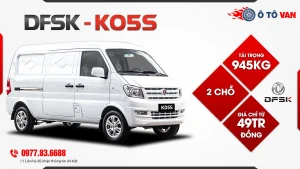 Xe tải van DFSK K05S 2 chỗ 945kg