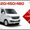 Xe tải van Thaco Frontier 2 chỗ 945kg TF420 – TF450 – TF480