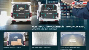 Xe tải van Thaco TF450 5 chỗ 750kg