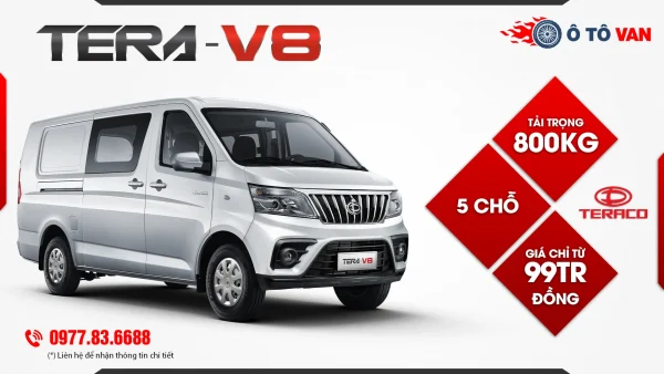 Xe tải Van Tera V8 5 chỗ 800kg