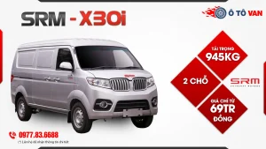 Xe tải van SRM X30i 2 chỗ 945kg