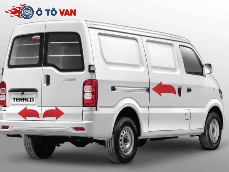 Mẫu xe tải van Teraco V6 nhỏ gọn, tiết kiệm nhiên liệu Tư vấn chọn xe van chuyển hàng hóa phù hợp nhu cầu kinh doanh!