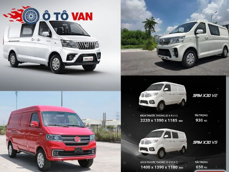 quy định pháp lý xe tải van Các dòng xe van dưới 950Kg được ưa chuộng hiện nay