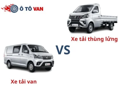 So sánh tính cơ động giữa xe tải van và xe tải thùng lửng