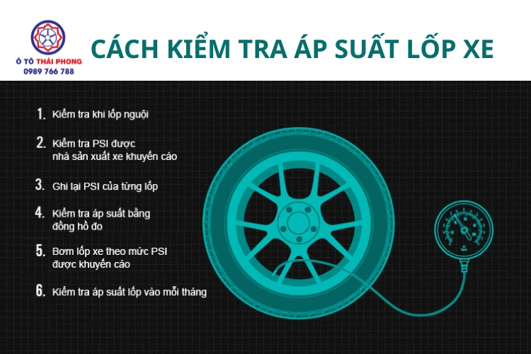 Cách kiểm tra lốp xe tải van và bơm đúng chuẩn áp suất bao nhiêu là đủ ?