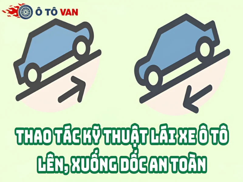 Lái xe van lên dốc, xuống dốc an toàn Lái xe van lên dốc, xuống dốc an toàn