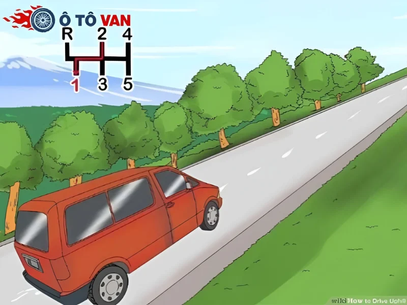 Lái xe van lên dốc, xuống dốc an toàn Lái xe van lên dốc, xuống dốc an toàn