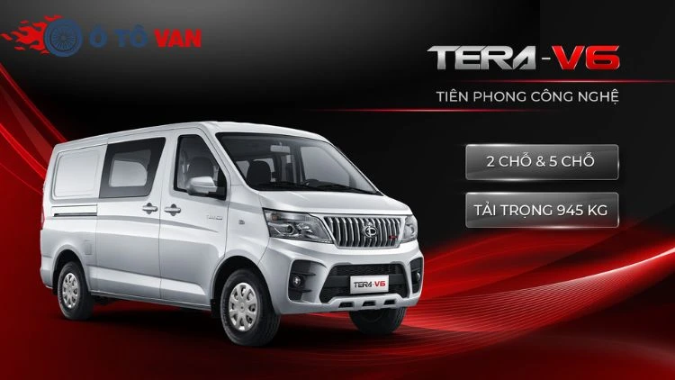Tera V6 có thiết kế nhỏ gọn, bo tròn đầu