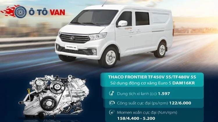 Động cơ Thaco Frontier TF450V 5S có khả năng kéo tải lớn