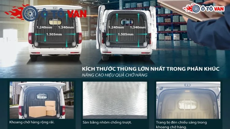 thể tích khoang hàng xe thaco towner thể tích khoang hàng xe thaco towner