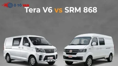 So sánh xe tải van Tera V6 5 chỗ với xe SRM 868 5 chỗ