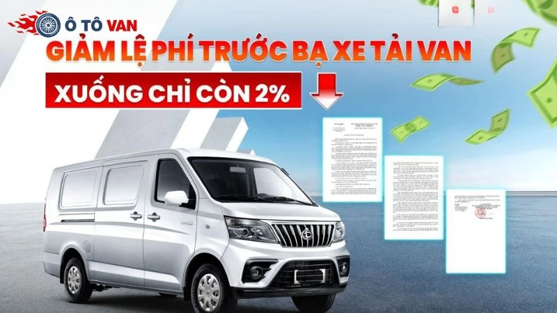 lệ phí trước bạ xe Tera V6 2 chỗ