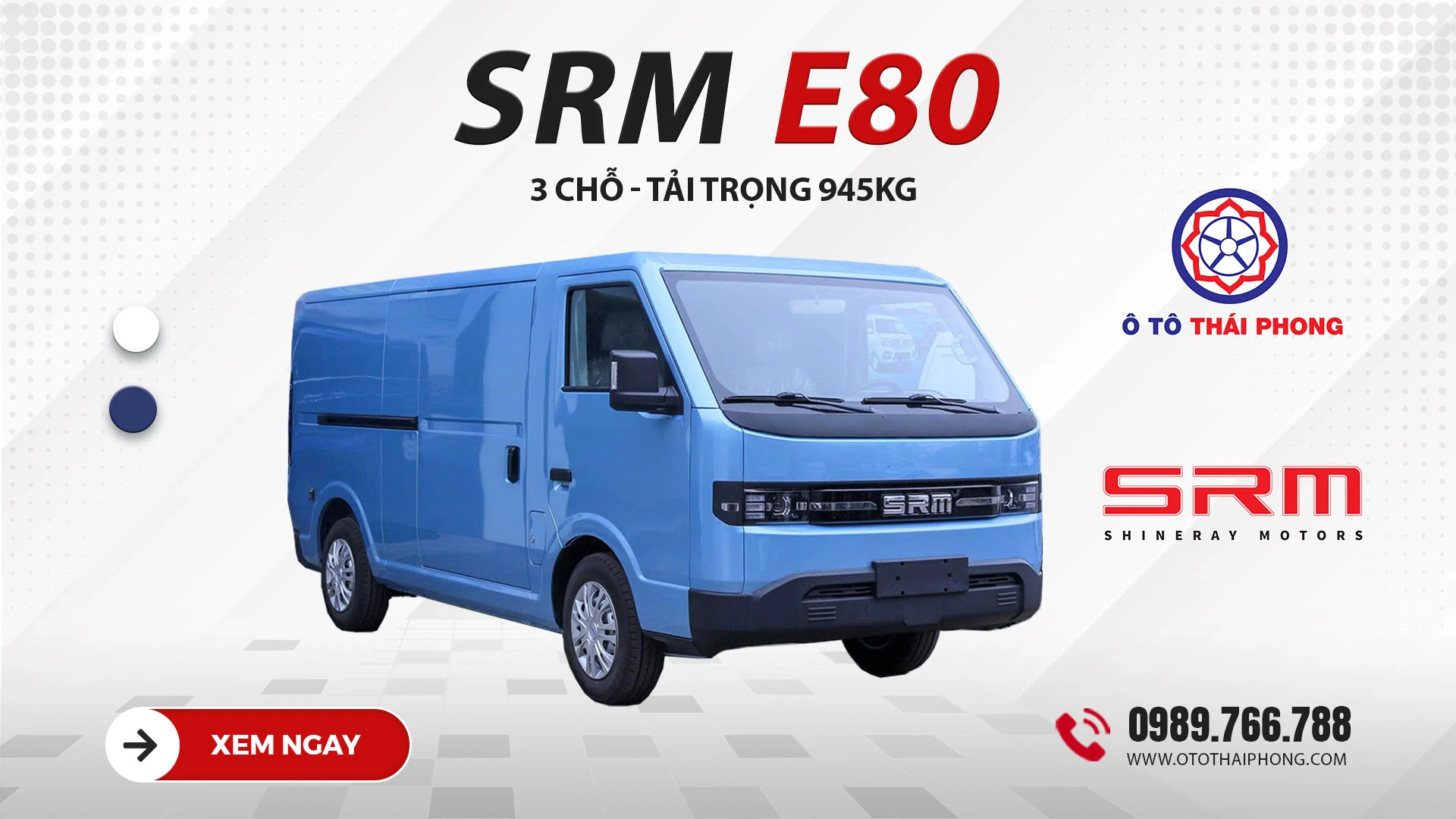 Xe Van Điện SRM E80